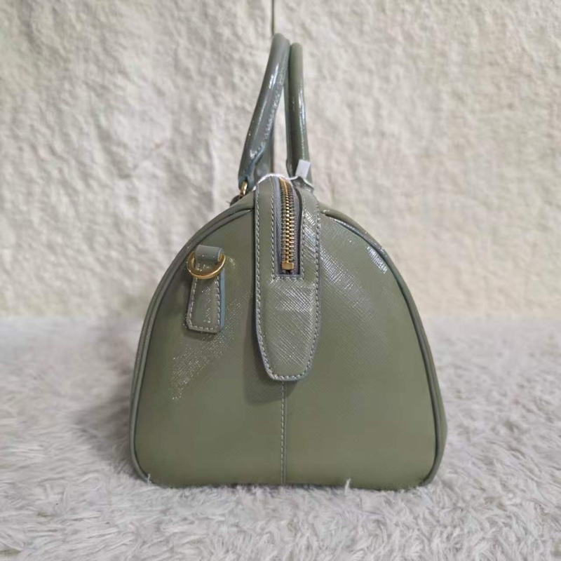 Prada 抹茶綠波士頓包-6