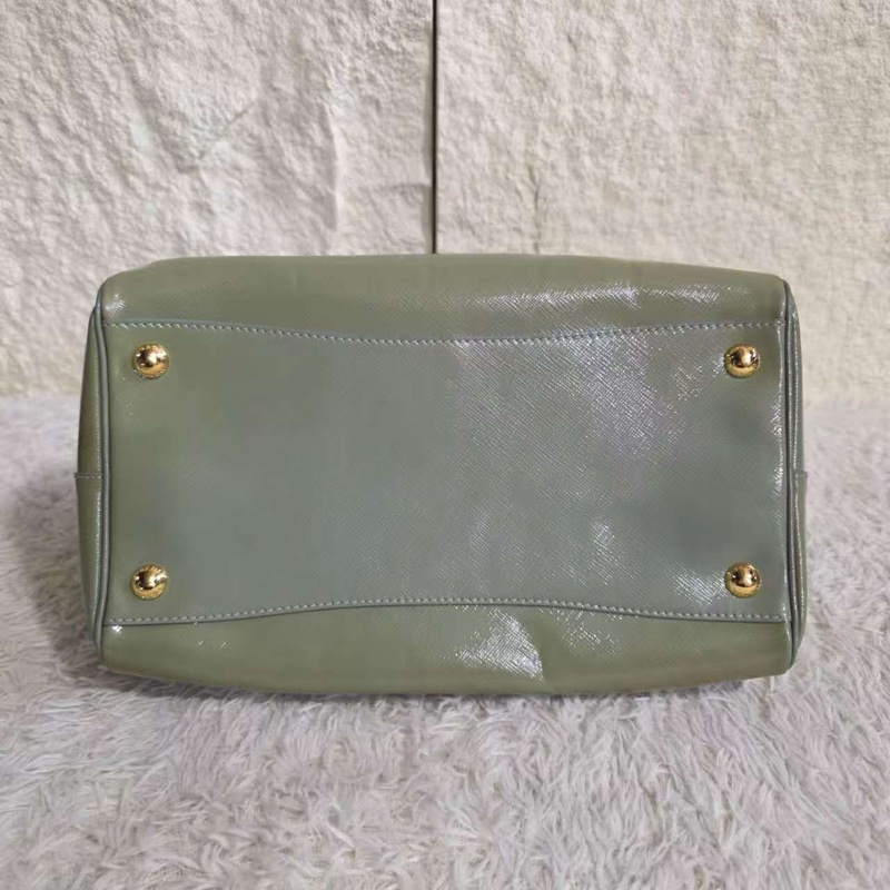 Prada 抹茶綠波士頓包-8