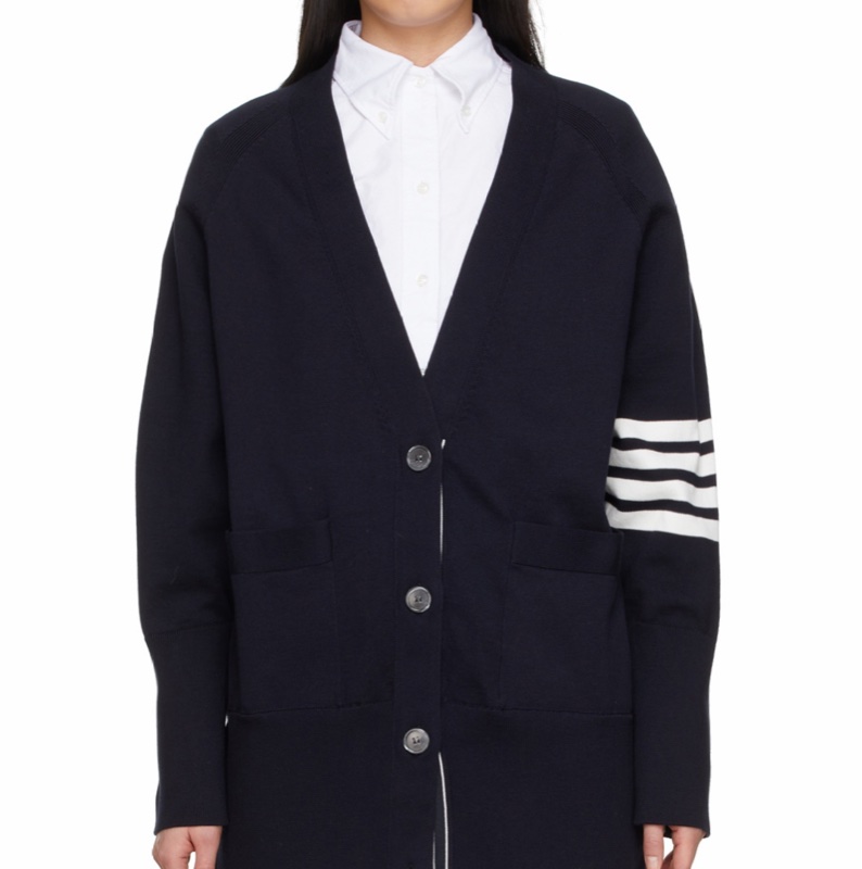 Thom Browne 女士 四道槓大口袋開衫IT-40-1