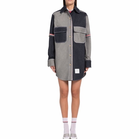 Thom Browne 女士 襯衫式長袖連衣裙IT-36 IT-38 IT-40碼