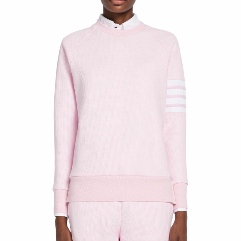 Thom Browne 女士 徽標圓領衛衣IT-36 IT-40 IT-42 IT-44碼-4