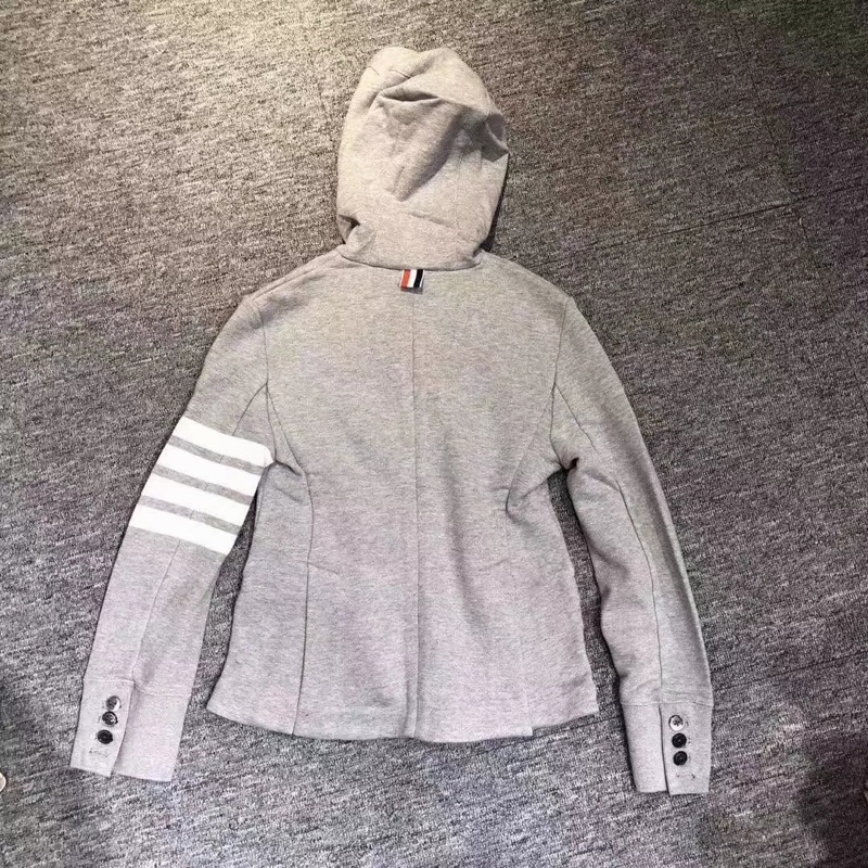Thom Browne 女士 條紋連帽休閒夾克IT-40碼-5