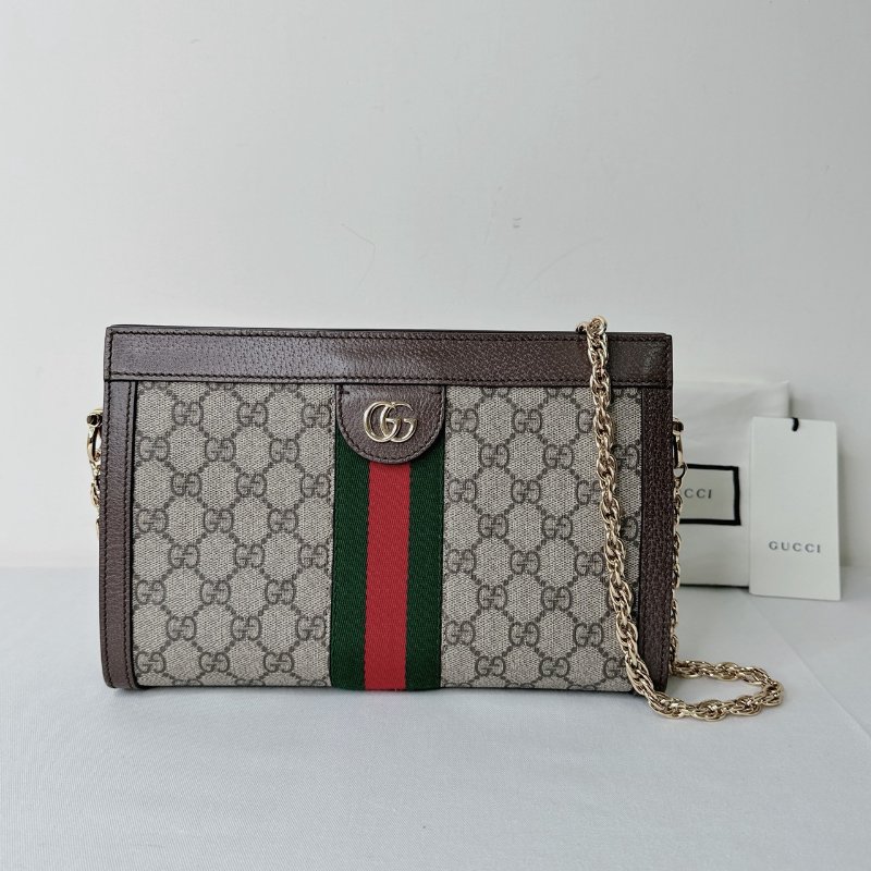 GUCCI Ophidia GG老花鏈帶包-0