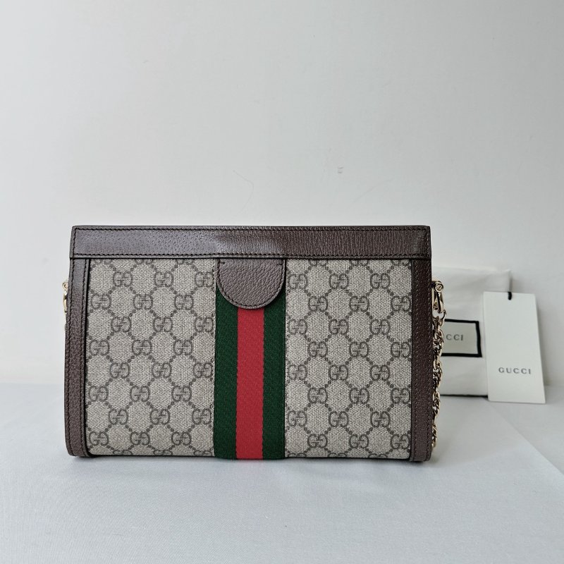 GUCCI Ophidia GG老花鏈帶包-1