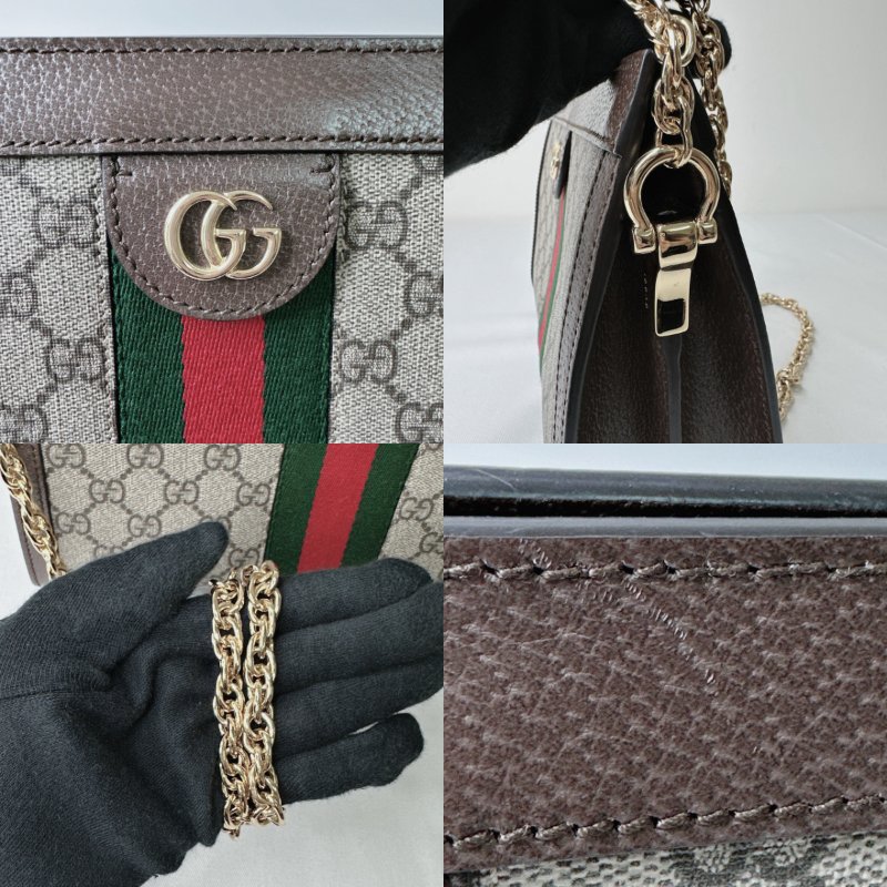 GUCCI Ophidia GG老花鏈帶包-7
