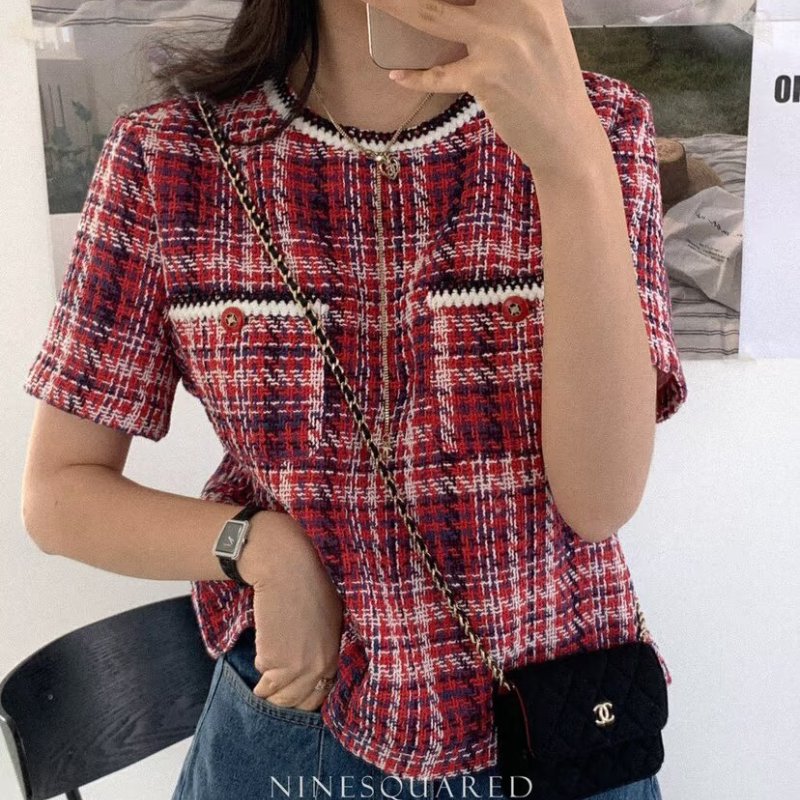 CHANEL 23C帆布鍊帶小包 - 黑金-9