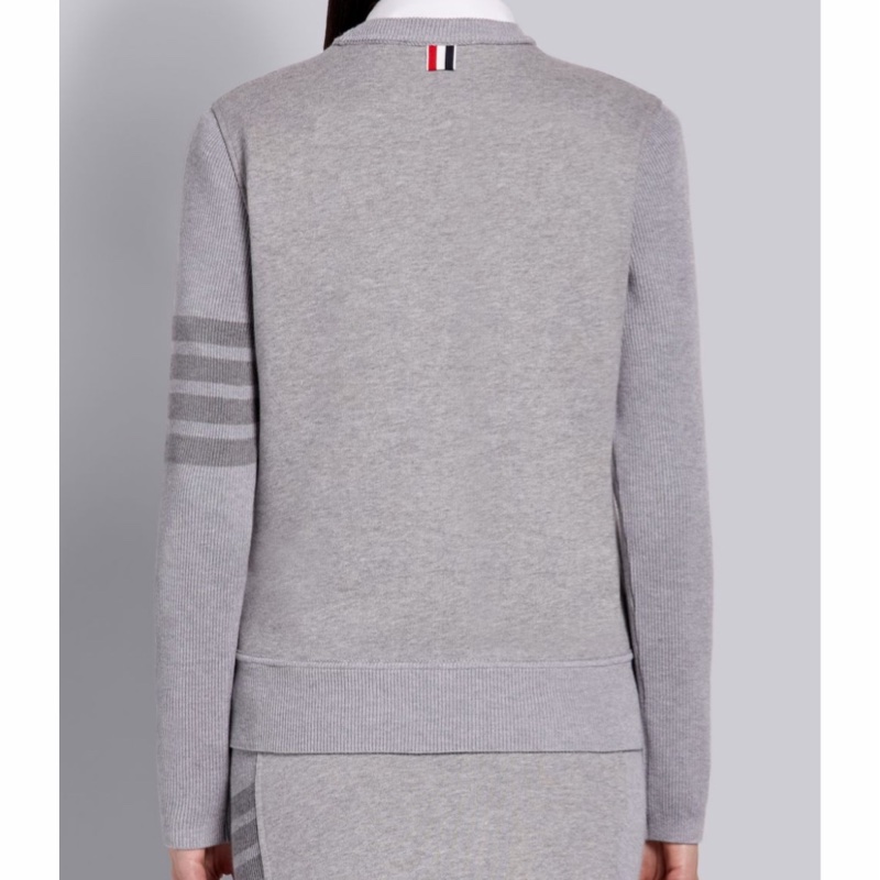 Thom Browne 女士 四條紋圓領套衫IT-38碼-3