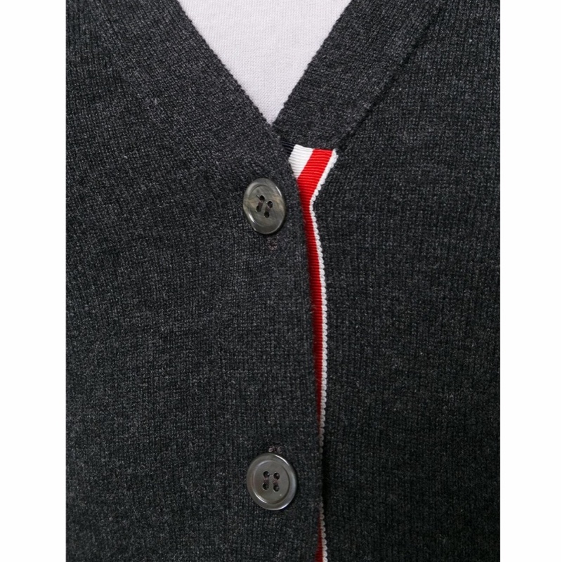 Thom Browne 女士 經典v領條紋袖開衫IT-36 IT-38 IT-40 IT-42碼-1