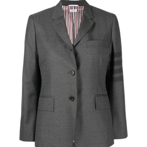 Thom Browne 女士 四條紋長袖翻領西裝外套IT-36 IT-38 IT-40 IT-42 IT-44碼