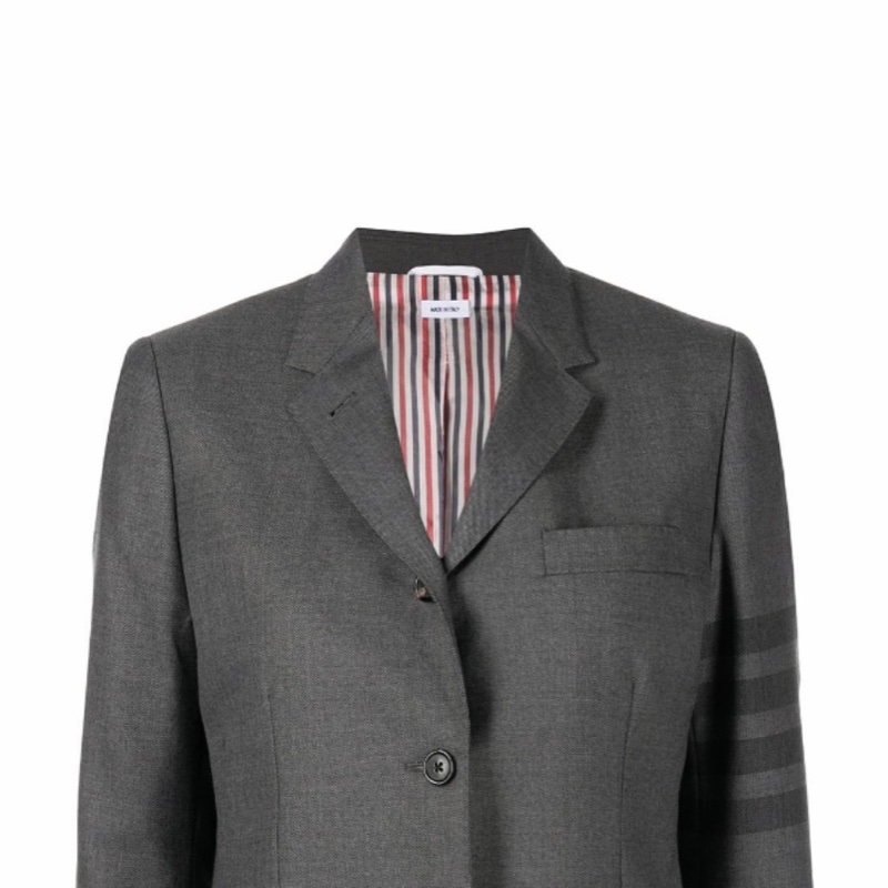 Thom Browne 女士 四條紋長袖翻領西裝外套IT-36 IT-38 IT-40 IT-42 IT-44碼-4
