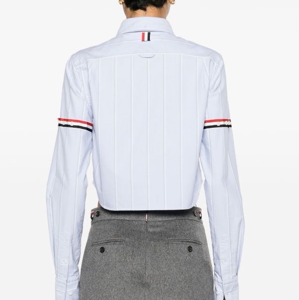 Thom Browne 女士 翻領長袖襯衫IT-36 IT-38 IT-40 IT-42 IT-44碼-2