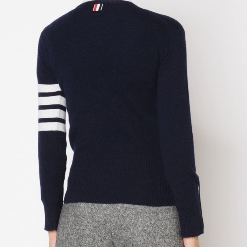 Thom Browne 女士 條紋圓領套衫IT-36 IT-38 IT-40 IT-42 IT-44碼-5
