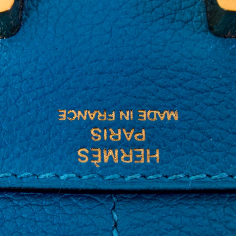 愛馬仕/Hermes Constance Slim錢包 藍色 牛皮 A刻 尺寸:13x11x3.8 2017年 97新-21