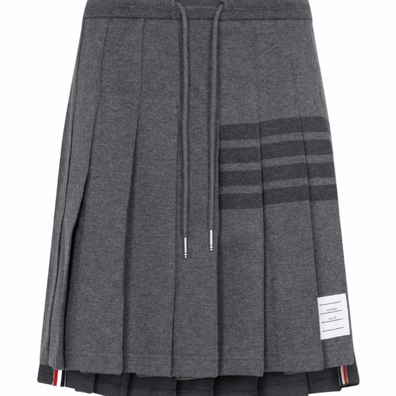 Thom Browne 女士 條紋百褶迷你裙IT-36 IT-40碼-0