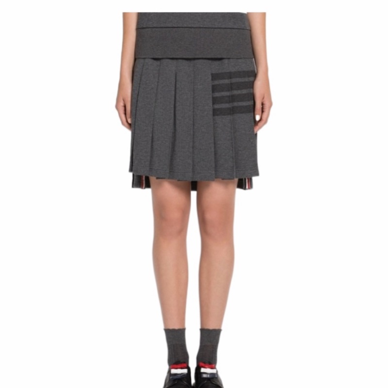 Thom Browne 女士 條紋百褶迷你裙IT-36 IT-40碼-1