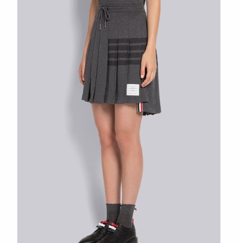 Thom Browne 女士 條紋百褶迷你裙IT-36 IT-40碼-3
