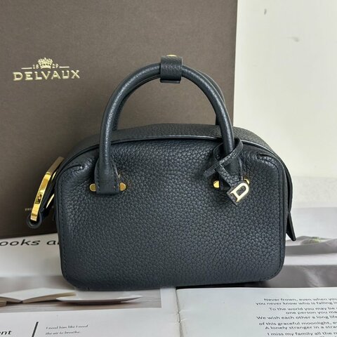 Delvaux Cool box - nano黑金