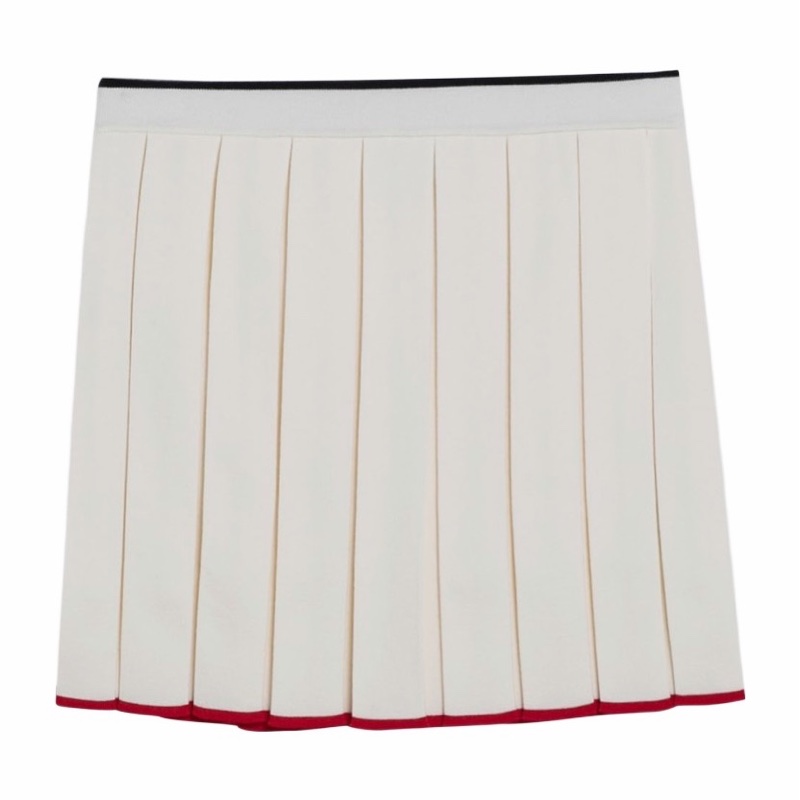 Thom Browne 女士 褶襇迷你半身裙IT-38 IT-40 IT-42 IT-48碼-0