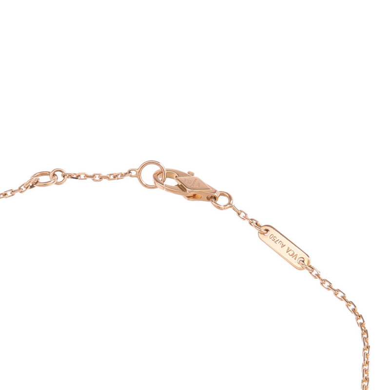 Van Cleef & Arpels 18K玫瑰金Sweet Alhambra Bracelet紅玉髓手鏈-4