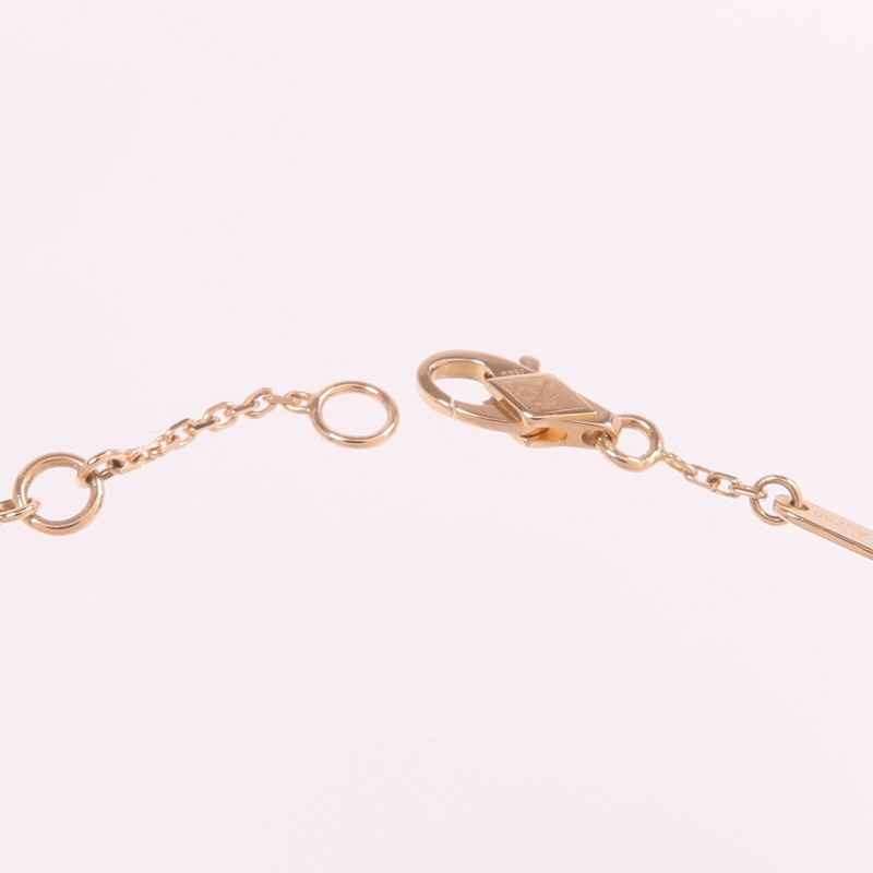 Van Cleef & Arpels 18K玫瑰金Sweet Alhambra Bracelet紅玉髓手鏈-5