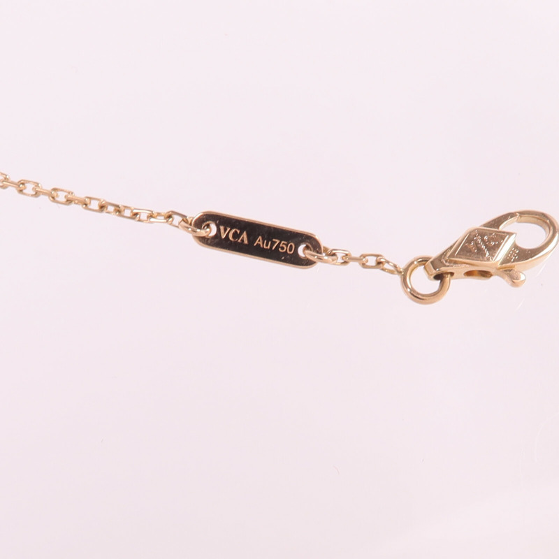 Van Cleef & Arpels 18K玫瑰金Sweet Alhambra Bracelet紅玉髓手鏈-6