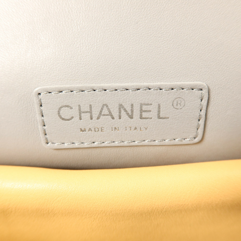 CHANEL 牛皮皮革2 Way Shoulder Bag銀扣手挽肩背兩用袋-5