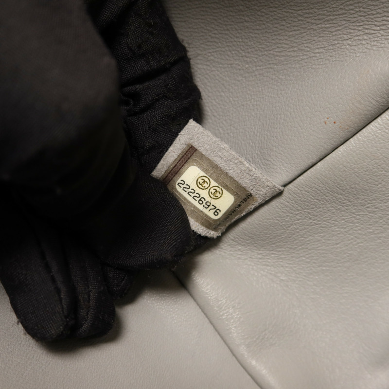 CHANEL 牛皮皮革2 Way Shoulder Bag銀扣手挽肩背兩用袋-6