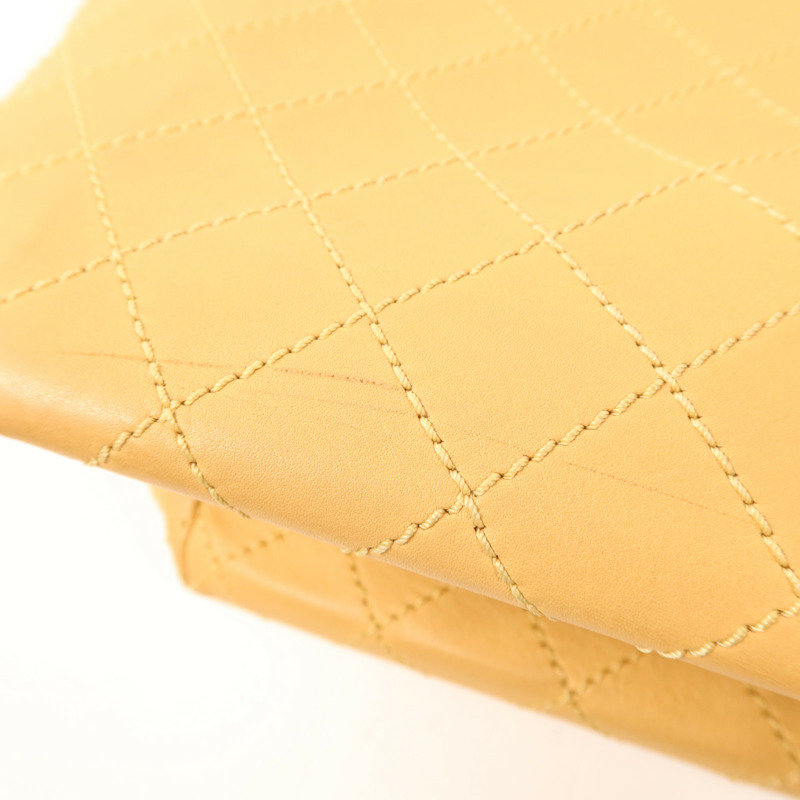 CHANEL 牛皮皮革2 Way Shoulder Bag銀扣手挽肩背兩用袋-15