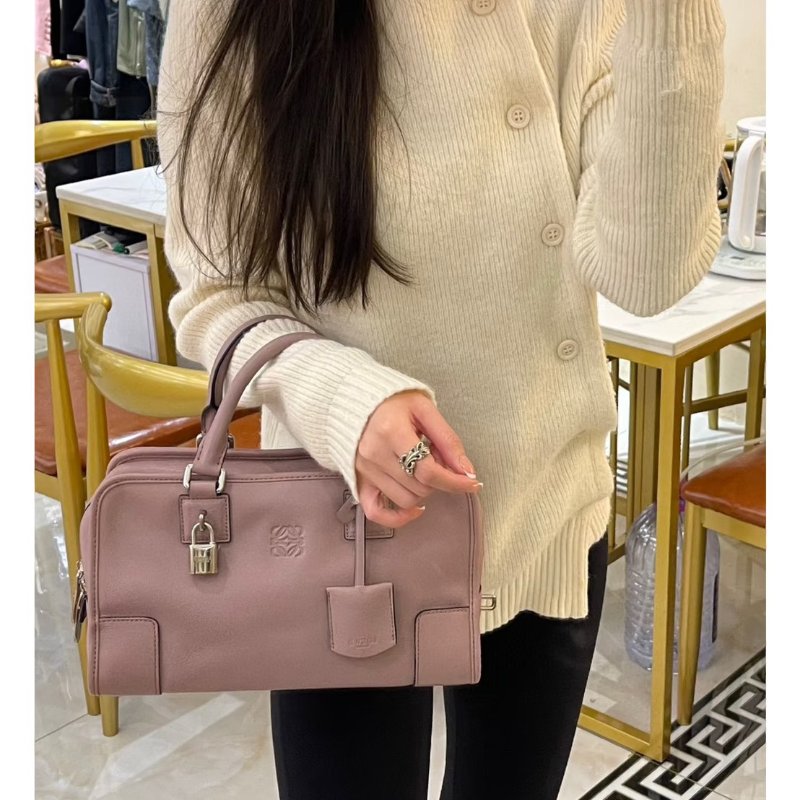 LOEWE Amazona手提包 28 - 粉-15