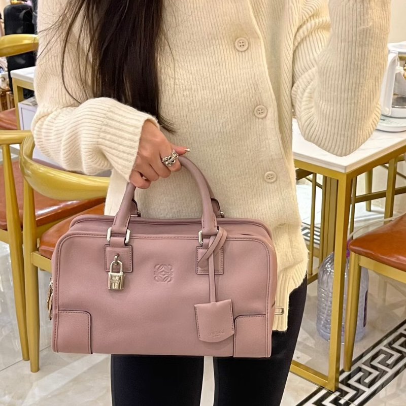 LOEWE Amazona手提包 28 - 粉-16