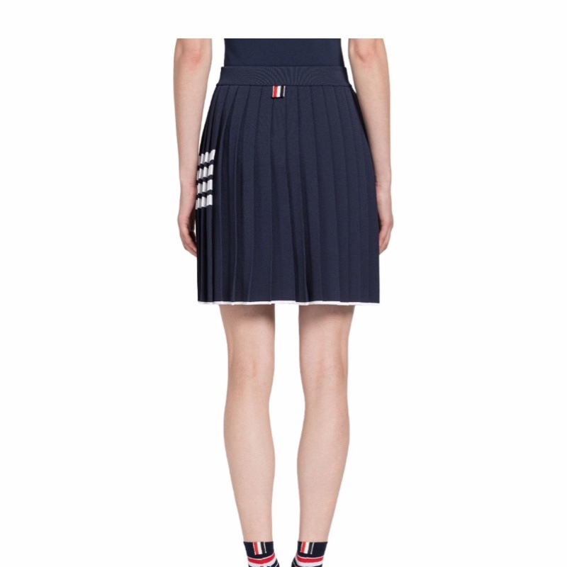 Thom Browne 女士 條紋褶皺迷你裹身裙IT-40 IT-42碼-1