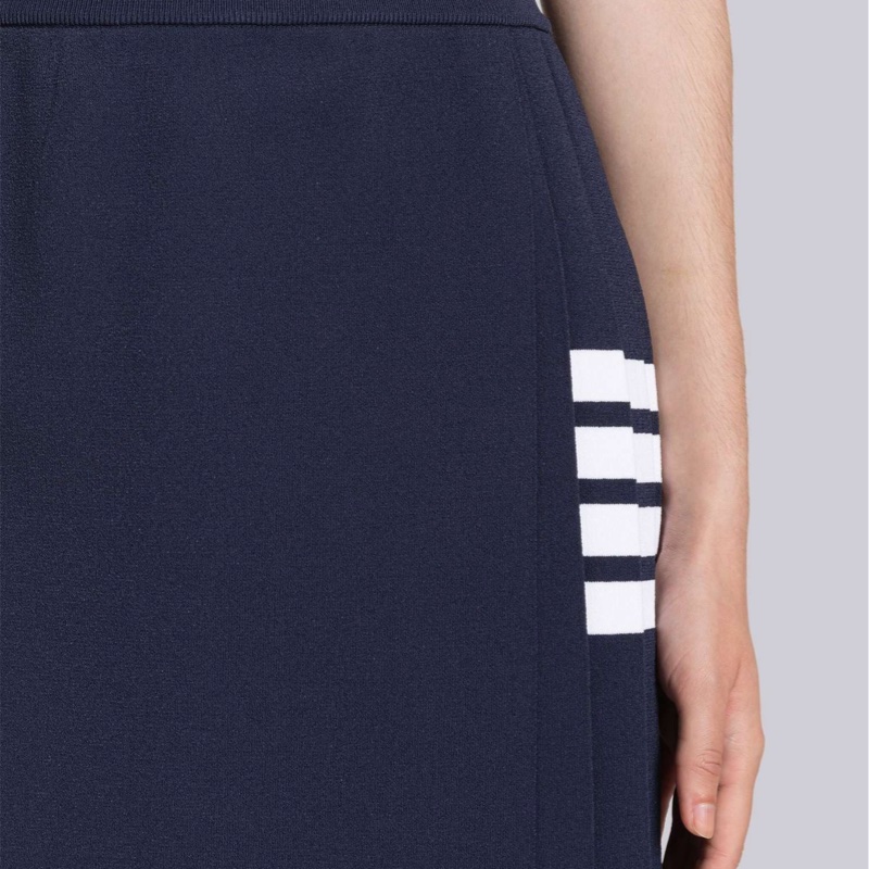 Thom Browne 女士 條紋褶皺迷你裹身裙IT-40 IT-42碼-4