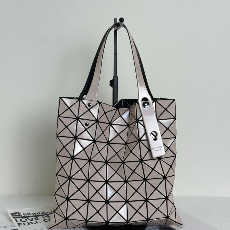 三宅一生 Lucent 7x7手提包 - 杏-0