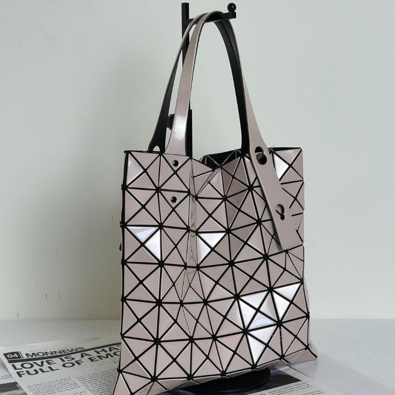 三宅一生 Lucent 7x7手提包 - 杏-1