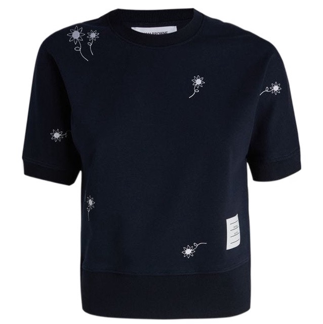 Thom Browne 女士 花卉刺繡T恤IT-36 IT-38碼-0