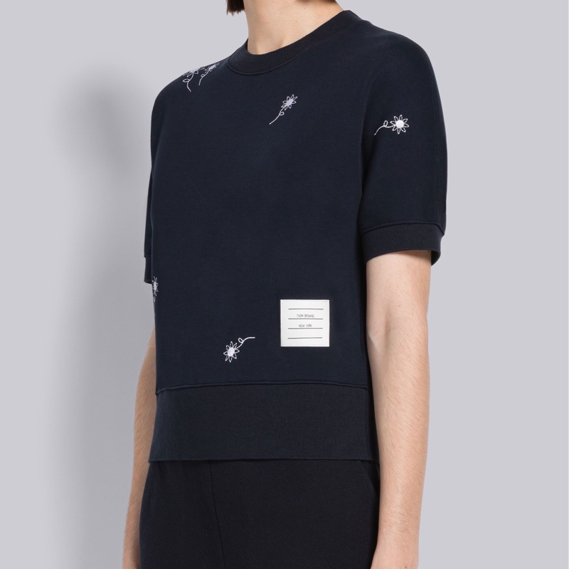 Thom Browne 女士 花卉刺繡T恤IT-36 IT-38碼-1