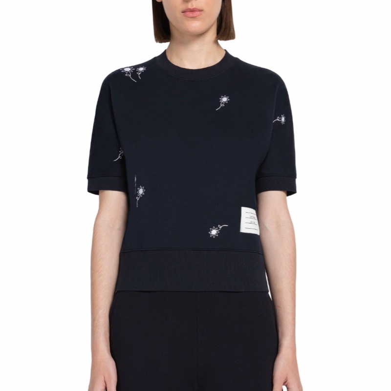 Thom Browne 女士 花卉刺繡T恤IT-36 IT-38碼-2