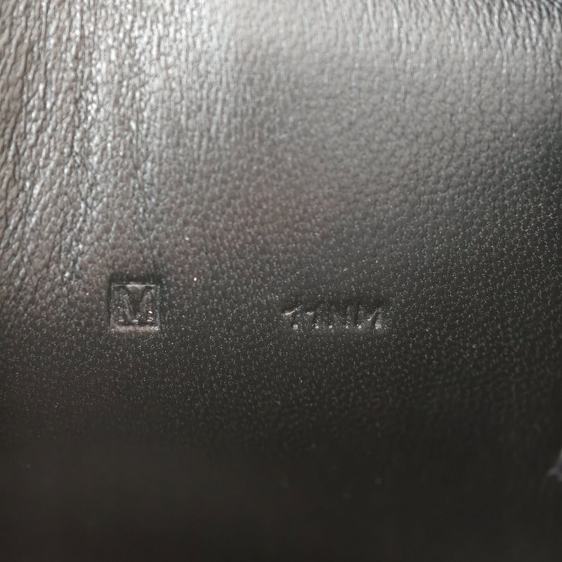 Hermes 愛馬仕celemence 牛皮黑色錢包 框M 長20cm 2009年 97新-8