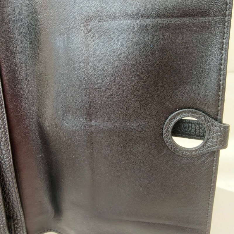 Hermes 愛馬仕celemence 牛皮黑色錢包 框M 長20cm 2009年 97新-11