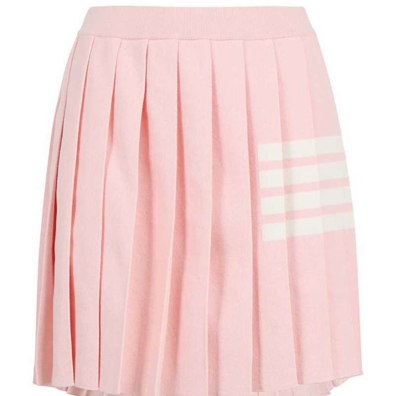 Thom Browne 女士 徽標百褶半身裙IT-36 IT-40碼-0