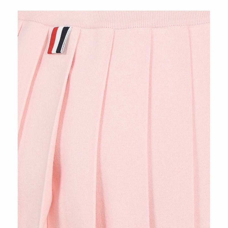 Thom Browne 女士 徽標百褶半身裙IT-36 IT-40碼-3