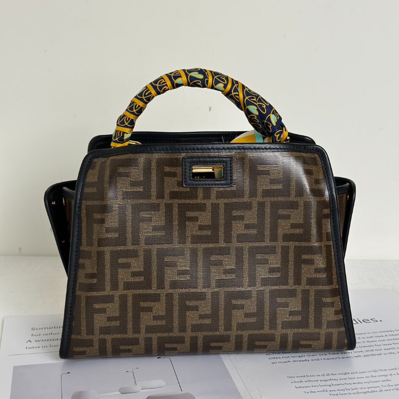 FENDI Peekaboo defender手提包 - mini-4