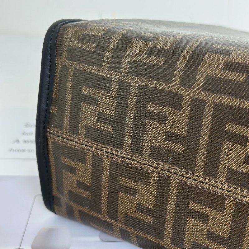 FENDI Peekaboo defender手提包 - mini-12