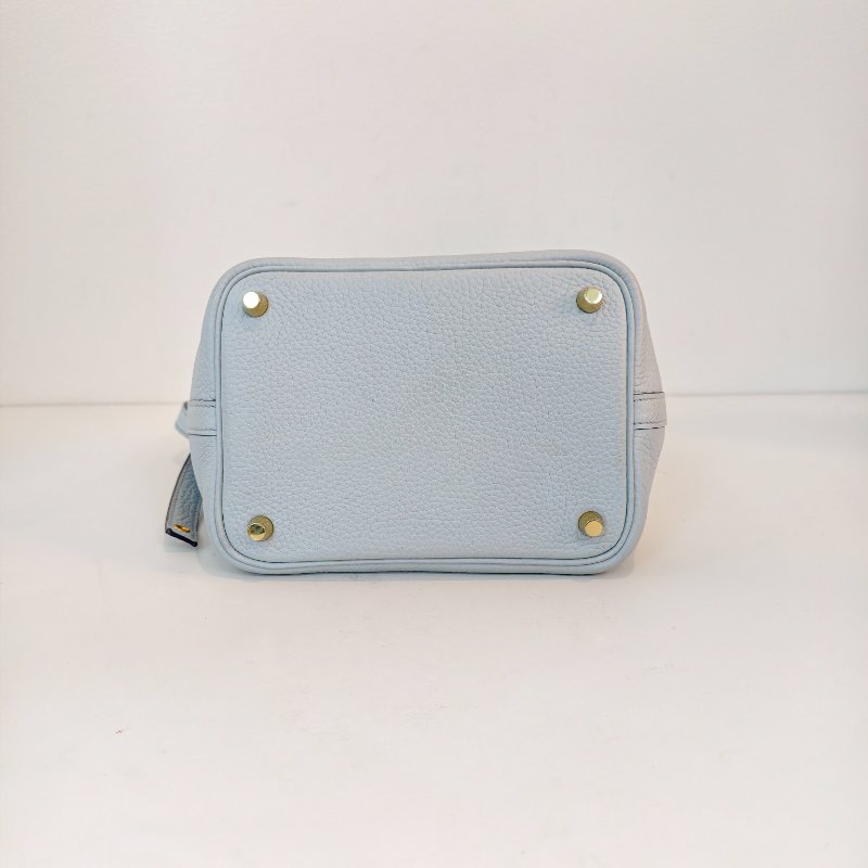 Hermes 愛馬仕 菜籃子picotin 18 菜籃子 聖杯藍 Z刻 2021年 一把鎖頭一把鑰匙-6