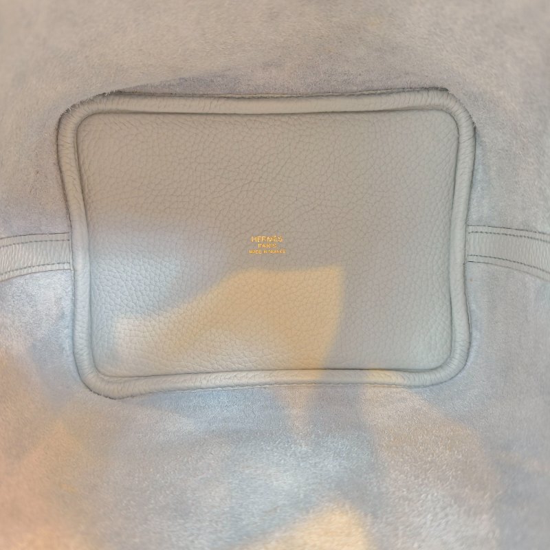 Hermes 愛馬仕 菜籃子picotin 18 菜籃子 聖杯藍 Z刻 2021年 一把鎖頭一把鑰匙-8