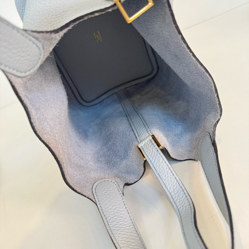 Hermes 愛馬仕 菜籃子picotin 18 菜籃子 聖杯藍 Z刻 2021年 一把鎖頭一把鑰匙-11