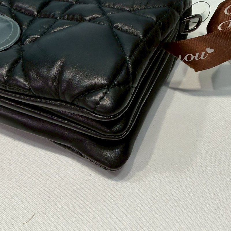 DIOR 全新CARO藤格紋迷你鏈帶包-8