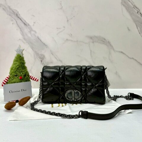 DIOR 全新CARO藤格紋迷你斜背包