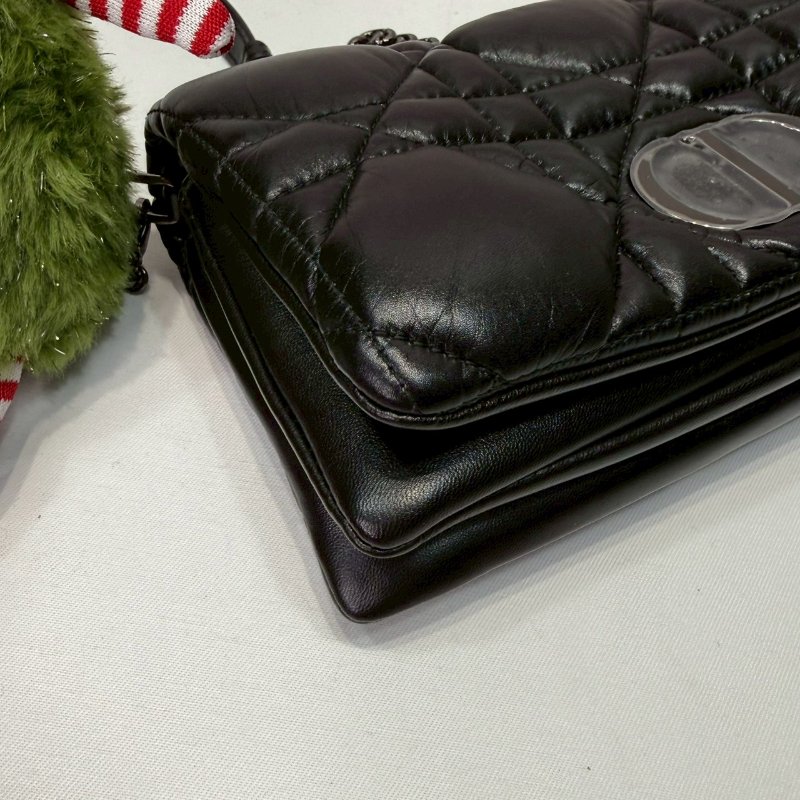 DIOR 全新CARO藤格紋迷你斜背包-9