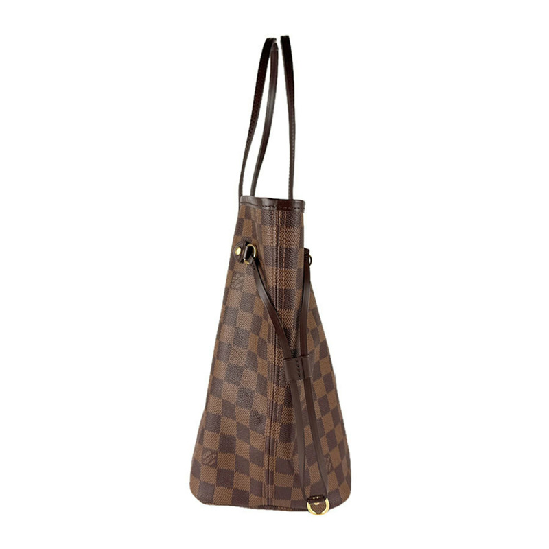路易威登 Damier Neverfull MM 手提包,Ebene 帆布材質,男女款,N40599,免運費,Z8796-1